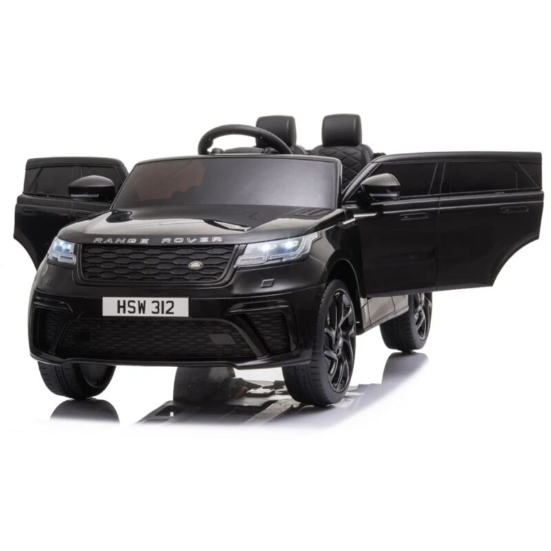 foto del prodotto tecnobike shop auto elettrica macchina per bambini range rover velar 12v nero