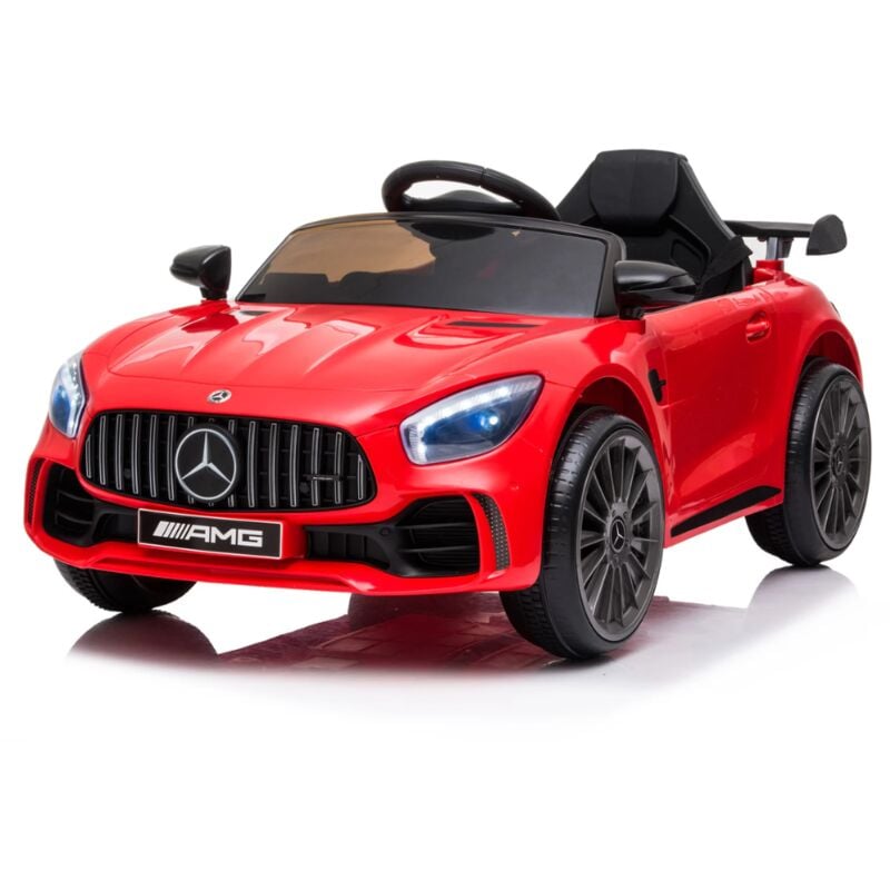 foto del prodotto tecnobike shop auto elettrica per bambini mercedes gtr gt r amg 12v small rosso