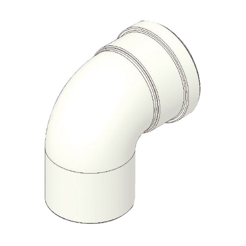 foto del prodotto tecnogas curva 90 mf 100 mm senza ispezione in alluminio pressofuso 00000051026