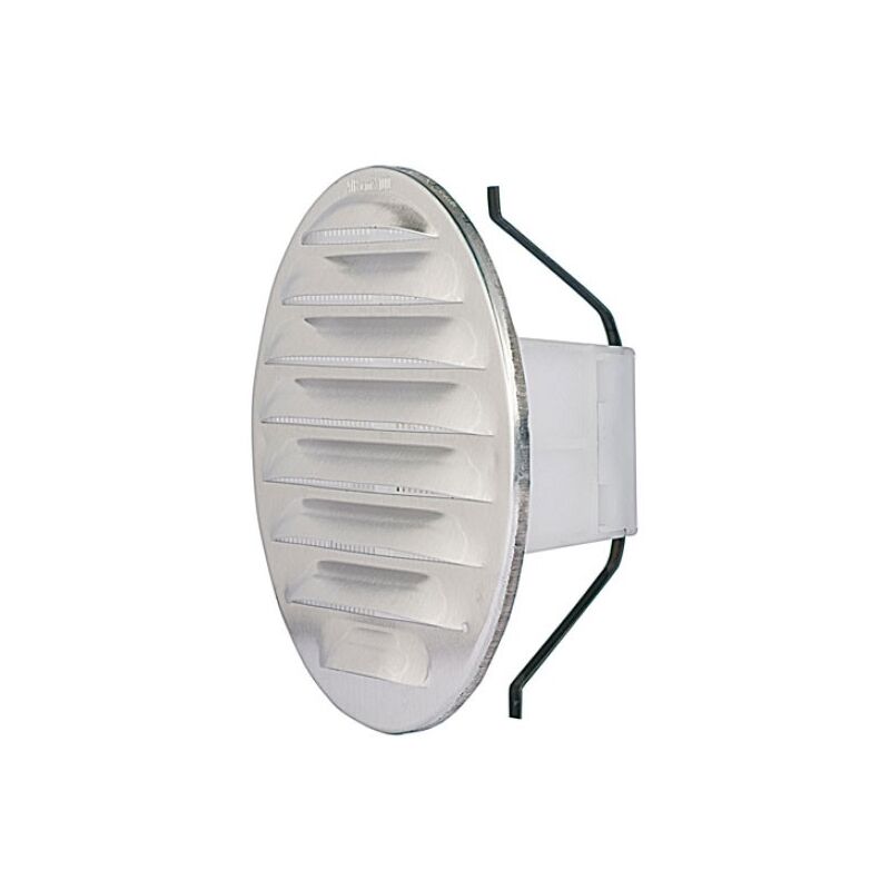 foto del prodotto tecnogas griglia circolare 130 mm con molle in alluminio dotata di pellicola protettiva antigraffio sul frontale 00000061060