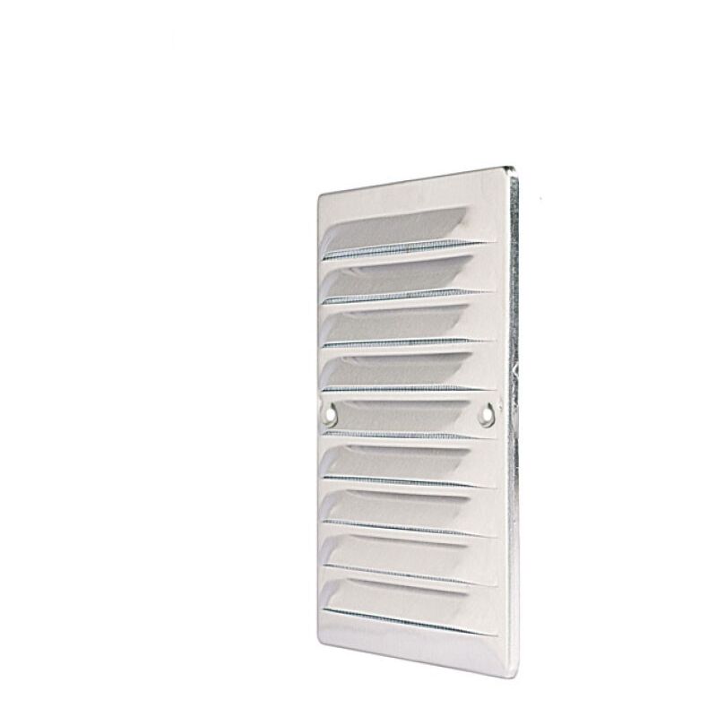 foto del prodotto tecnogas griglia quadrata 150 x 150 mm da appoggio in alluminio dotata di pellicola protettiva antigraffio sul frontale 00000061070