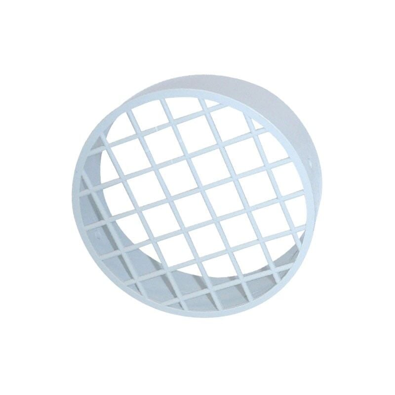 foto del prodotto tecnogas s.r.l. griglia rotonda 80 mm per aspirazione alta dell aria comburente materiale plastico bianco 0000051006e