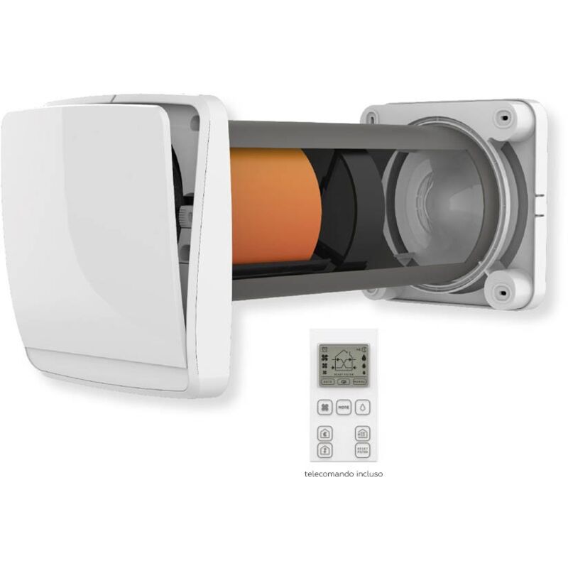 foto del prodotto tecnogas spectre active 2.0 160 mm master recuperatore di calore decentralizzato a flusso alternato vmc puntuale 00000014421