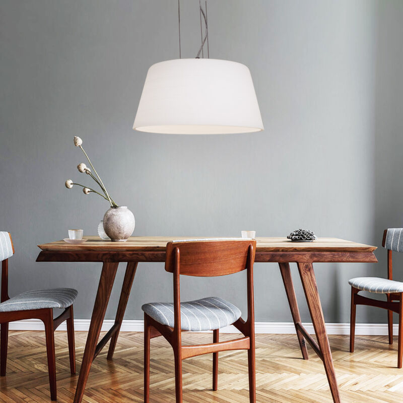 foto del prodotto tecnologia di pulizia del vetro a led illuminazione a soffitto lampada a sospensione faretto a sospensione luce nichel opaco eglo 93181