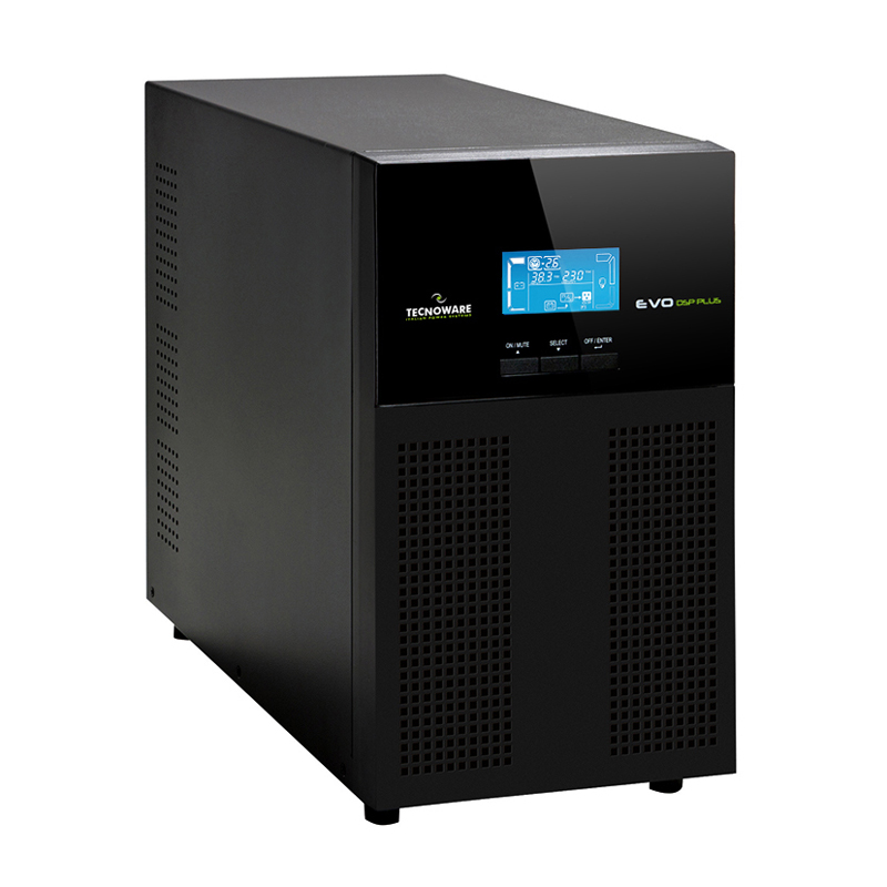 foto del prodotto tecnoware evo dsp plus 3600 pf 0,9 fgcedp3602iec ups tower on line 3240w prese iec autonomia 10 minuti
