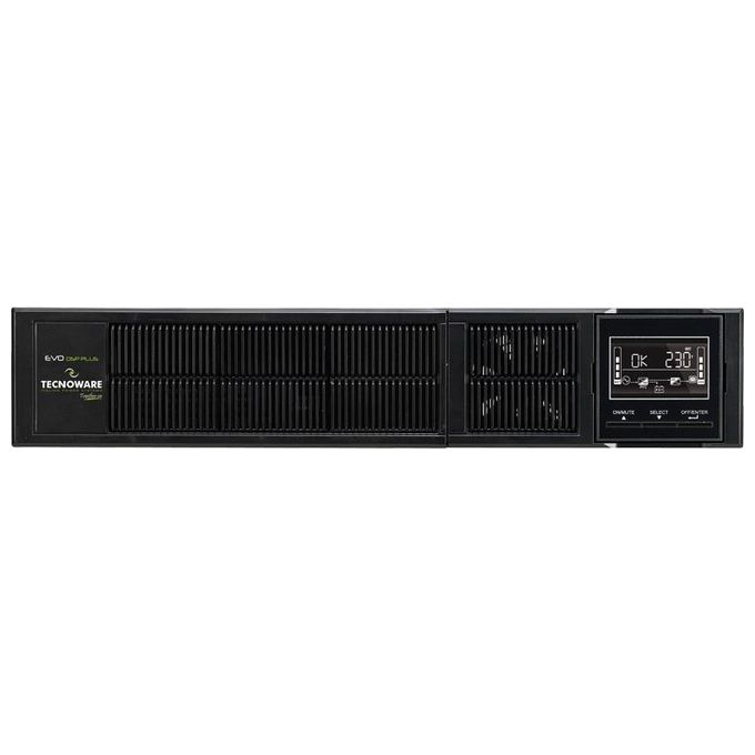 foto del prodotto tecnoware ups evo dsp plus 3600 rack tower 3600va 3240w iec together on online single phase 0,9