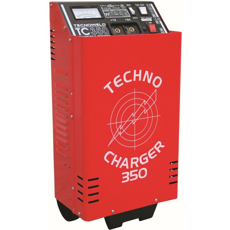 foto del prodotto tecnoweld caricabatteria auto con avviatore 12 24v 35 660ah tc 350