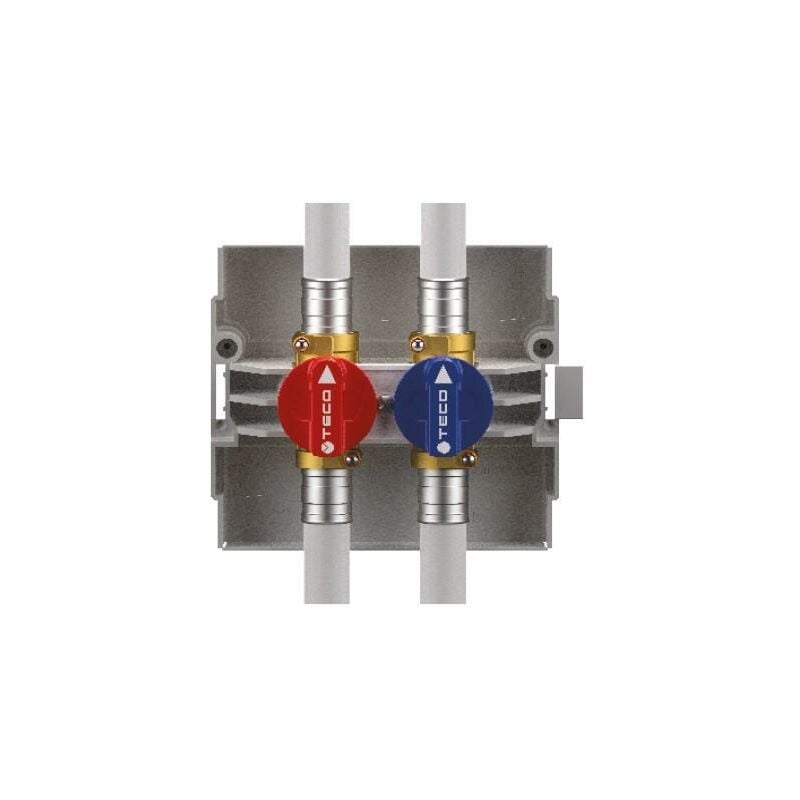 foto del prodotto teco kit manopole di ricambio blu e rossa k4.3 ka00k40004