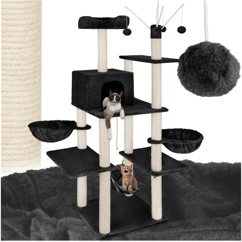 foto del prodotto tectake albero tiragraffi lilou giochi per gatti, cuccia per gatti, accessori per gatti