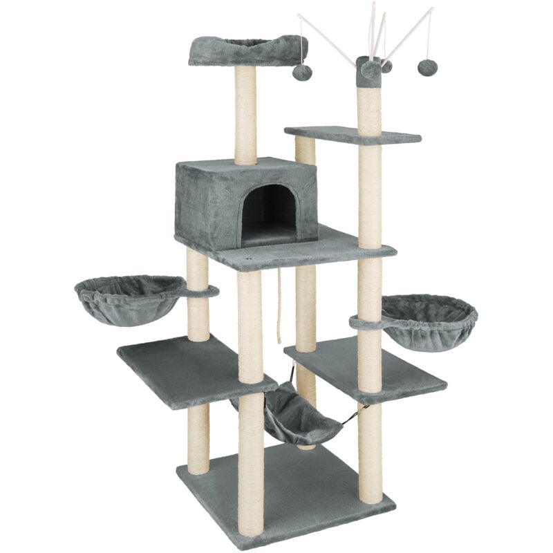 foto del prodotto tectake albero tiragraffi lilou giochi per gatti, cuccia per gatti, accessori per gatti