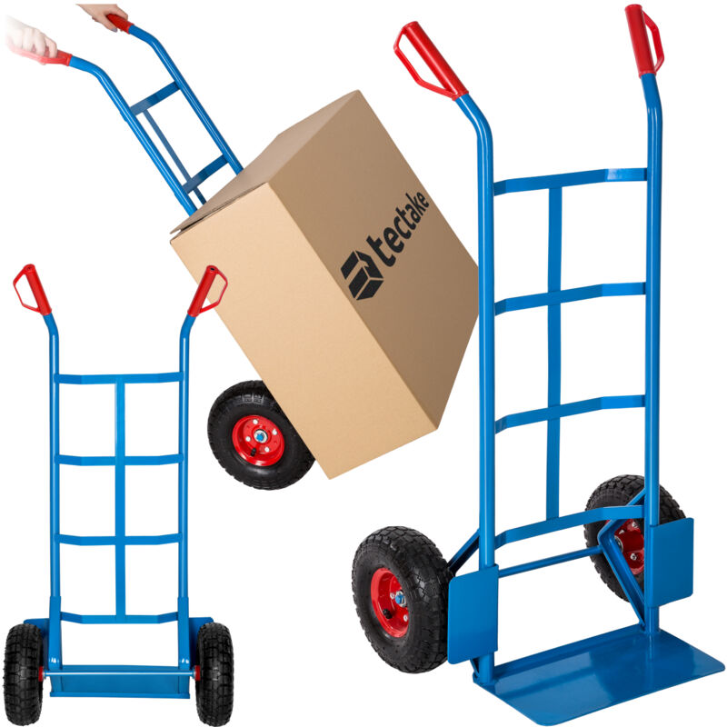 foto del prodotto tectake carrello portapacchi con pneumatici carrello portautensili, carrello portatutto, carrello pacchi