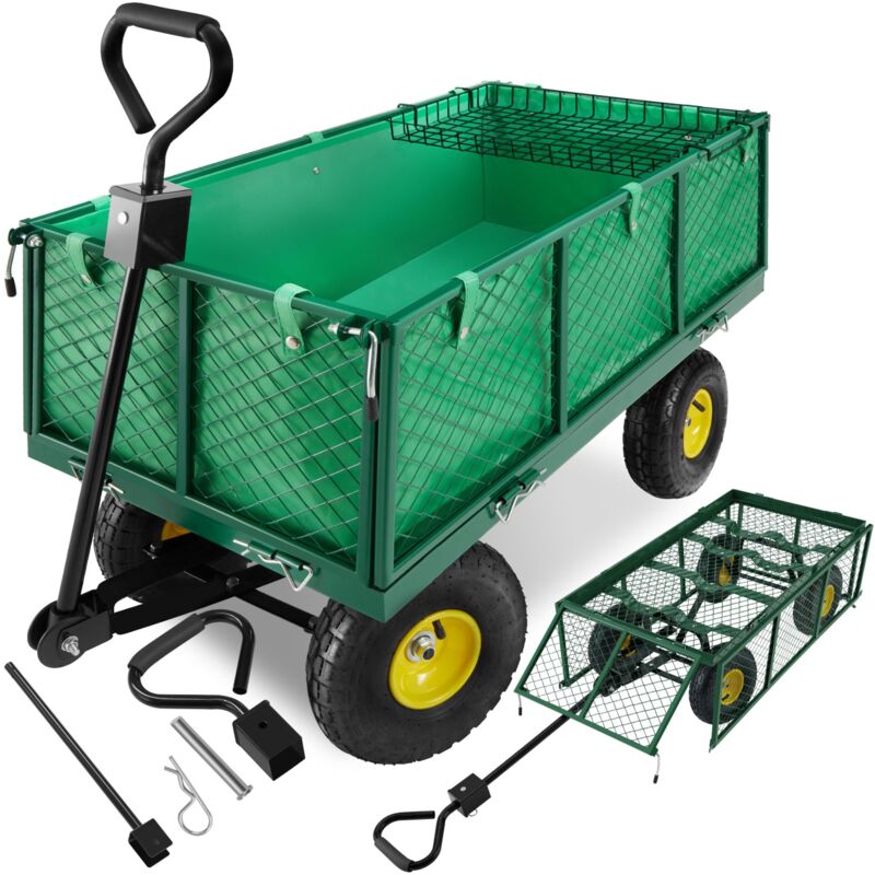 foto del prodotto tectake carretto con superficie d appoggio per carico max. 550 kg carrello porta attrezzi