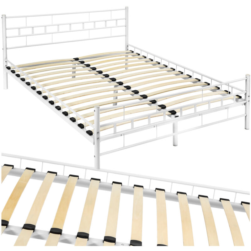 foto del prodotto tectake letto con rete a doghe 200 x 140 cm