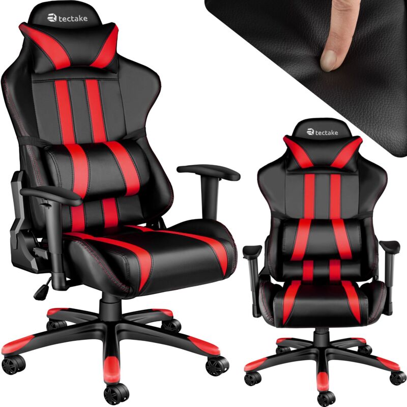 foto del prodotto tectake poltrona premium da ufficio stile racing poltrona ufficio, poltrona scrivania, poltrona da scrivania