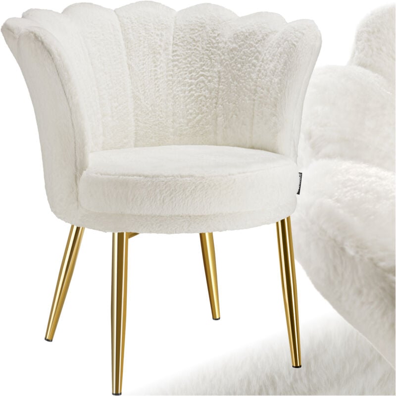 foto del prodotto tectake poltrona stella, imbottitura spessa, 67x64x76cm poltrona da soggiorno, poltrona reclinabile, poltrona con orecchie