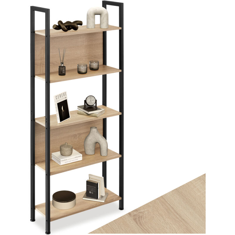 foto del prodotto tectake scaffalatura westport 62x24x165,5cm scaffale, scaffalatura, scaffale per libri
