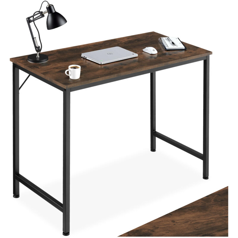 foto del prodotto tectake scrivania jenkins scrivania, tavolo da lavoro, tavolo da ufficio 80 cm