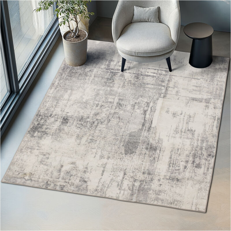 foto del prodotto tectake tappeto design vintage nadira, pelo corto tappeti per salotto, tappeti orientali, passatoia cucina 200 x 274 cm