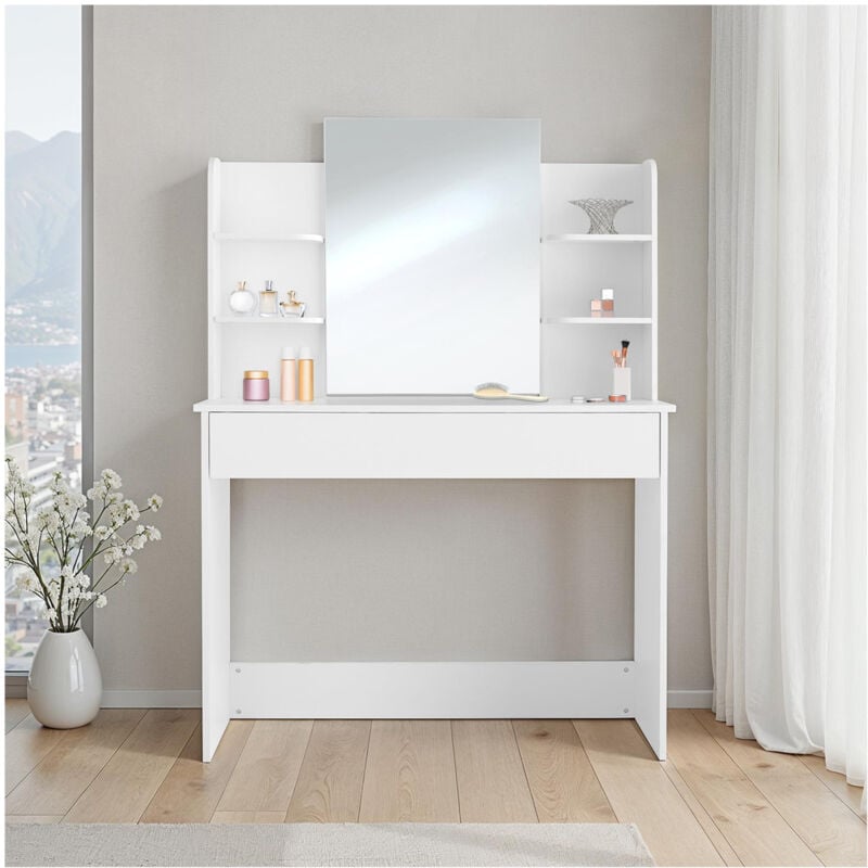 foto del prodotto tectake tavolino da trucco camille tavolo da trucco, tavolo da cosmesi, tavolo da parrucchiere