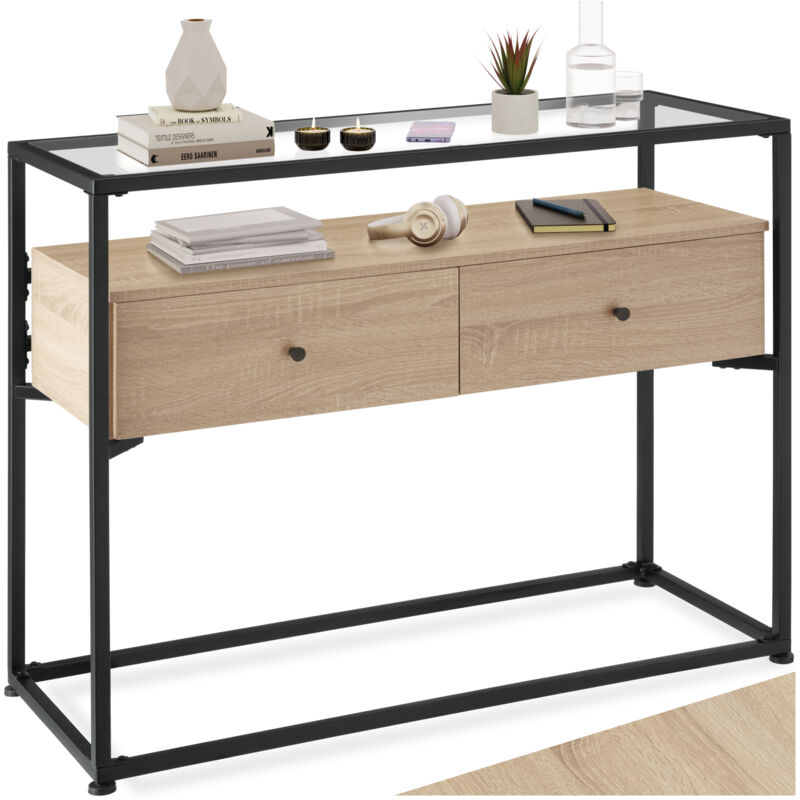 foto del prodotto tectake tavolo console reading 101,5x41,5x80,5cm tavolo console, console, credenza