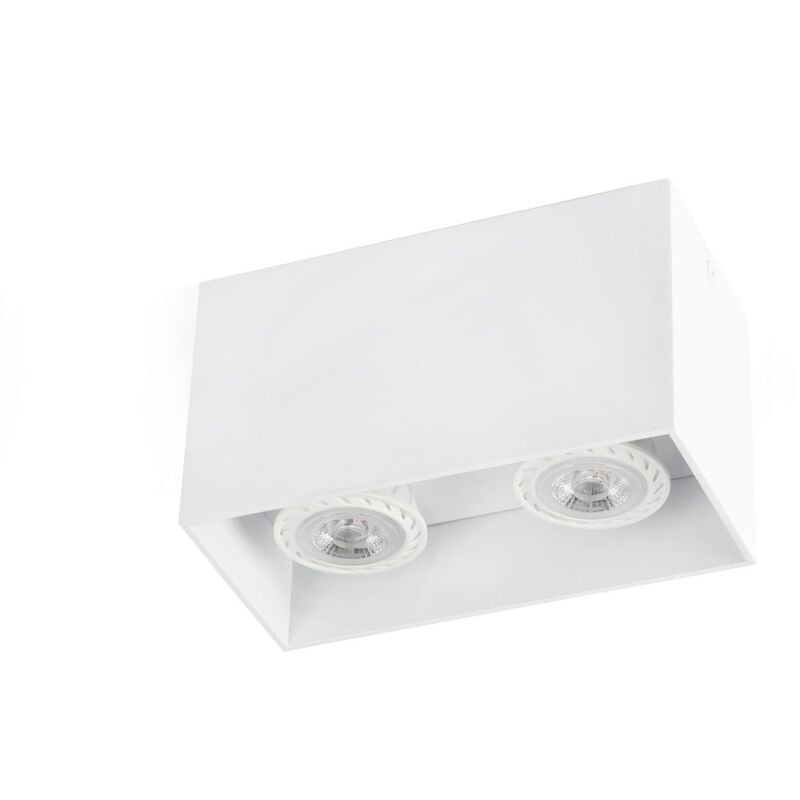 foto del prodotto tecto plafoniera bianco 2xgu10 50w marca faro