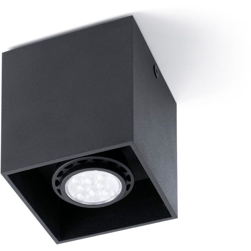 foto del prodotto tecto plafoniera nero 1xgu10 50w marca faro