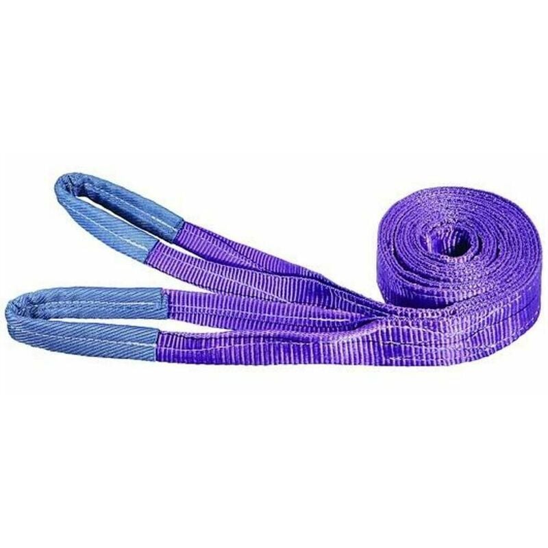 foto del prodotto tector cinghia fascia piatta di sollevamento mm 30 mt 3 viola kg1000 doppio strato