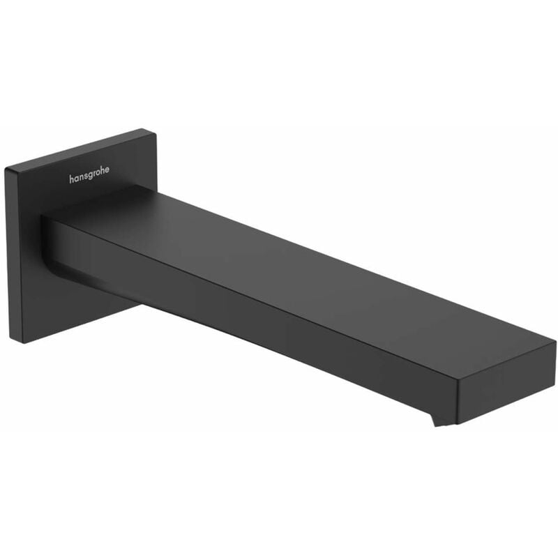 foto del prodotto tecturis e bocca di erogazione per vasca da bagno, nero opaco 73410670 hansgrohe