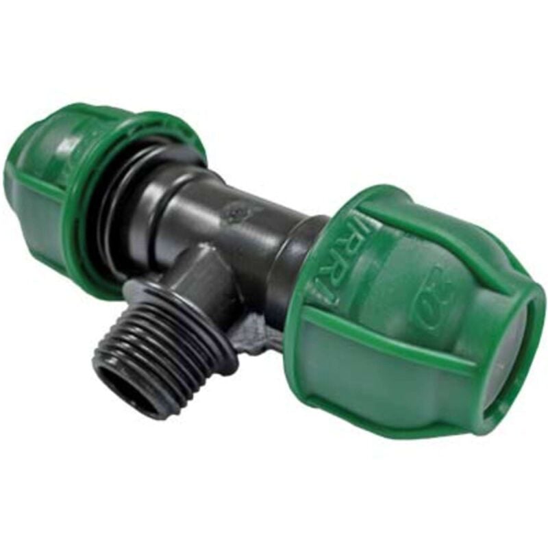 foto del prodotto tee a compressione filetto maschio pn10 mm 20x1 2m