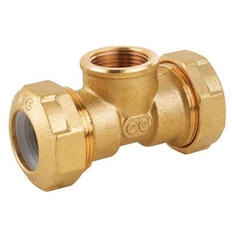 foto del prodotto tee con derivazione femmina 20 x 1 2 x 20