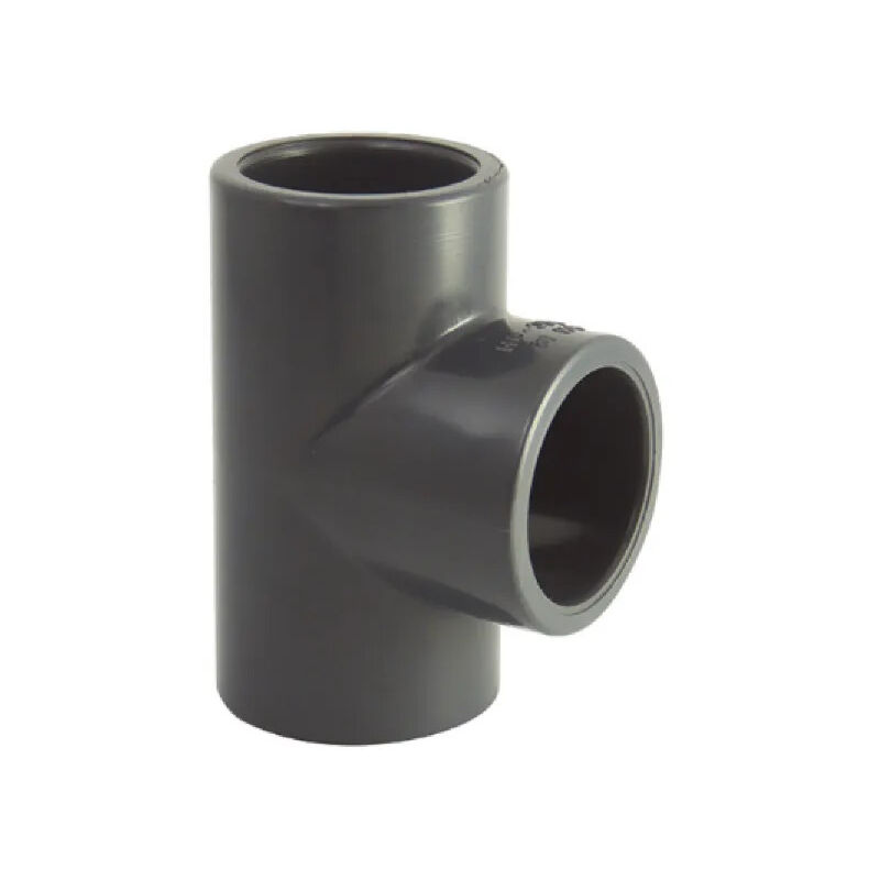 foto del prodotto tee di pressione in pvc a 90 diametro 40 mm, 16 bar