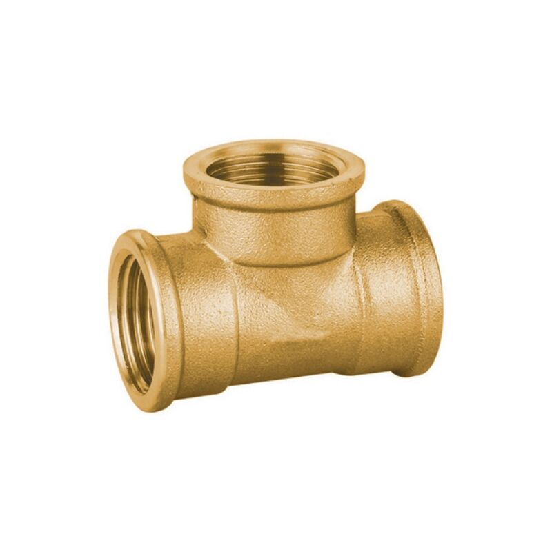 foto del prodotto tee ff in ottone giallo pesante ibp 3 8 ibp