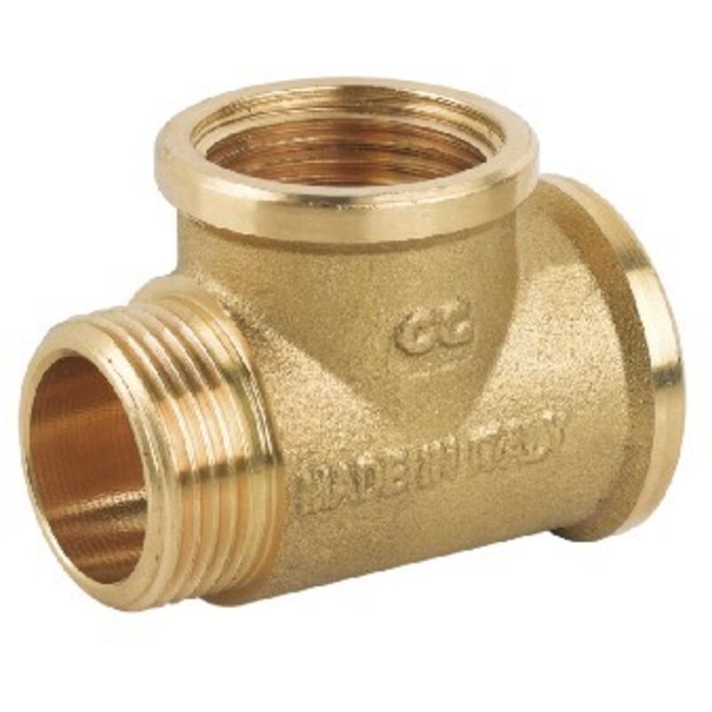 foto del prodotto tee ffm in ottone giallo 1