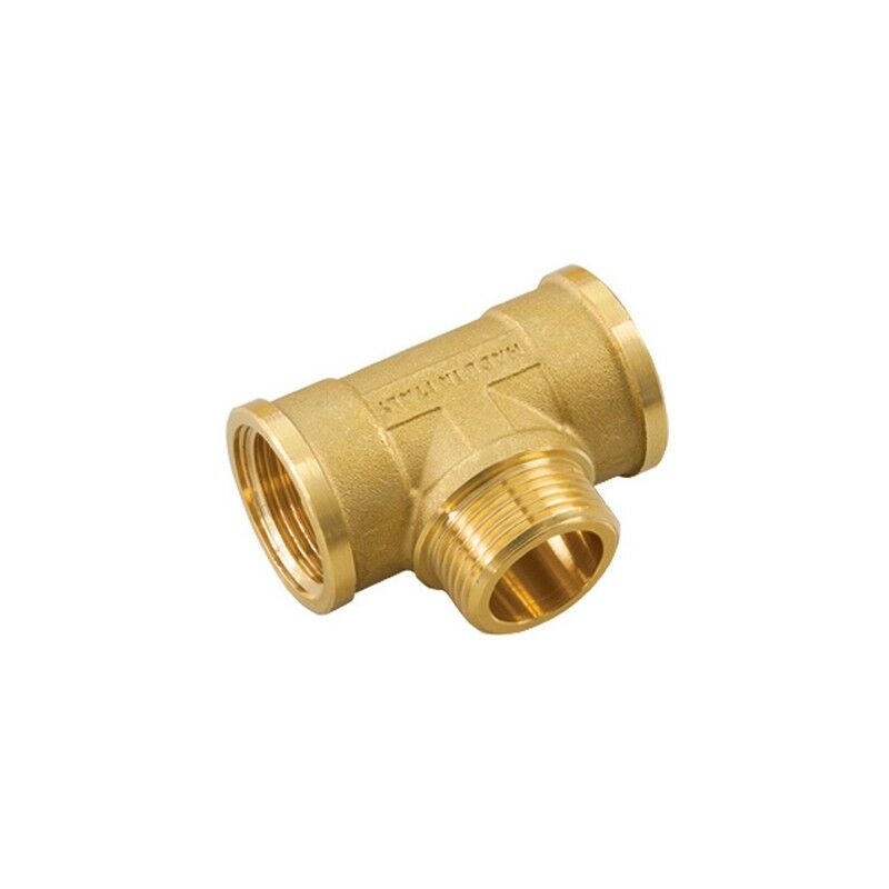 foto del prodotto tee fmf in ottone giallo 3 4 x 3 4 x 3 4