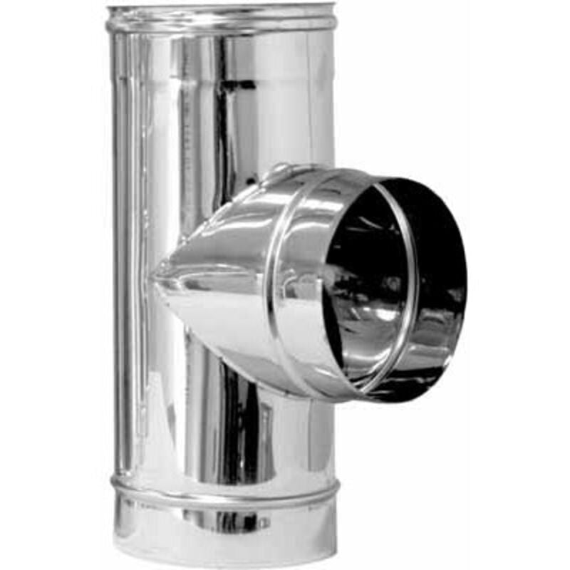 foto del prodotto tee in acciaio a 90 per canne fumarie diam. 200