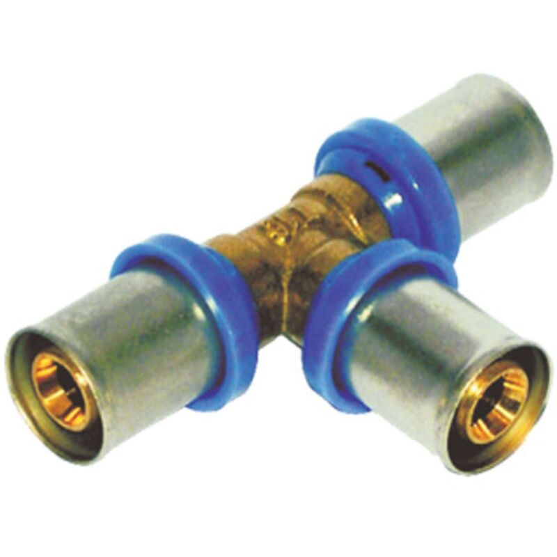 foto del prodotto tee pressare x multistrato ottone mm 20