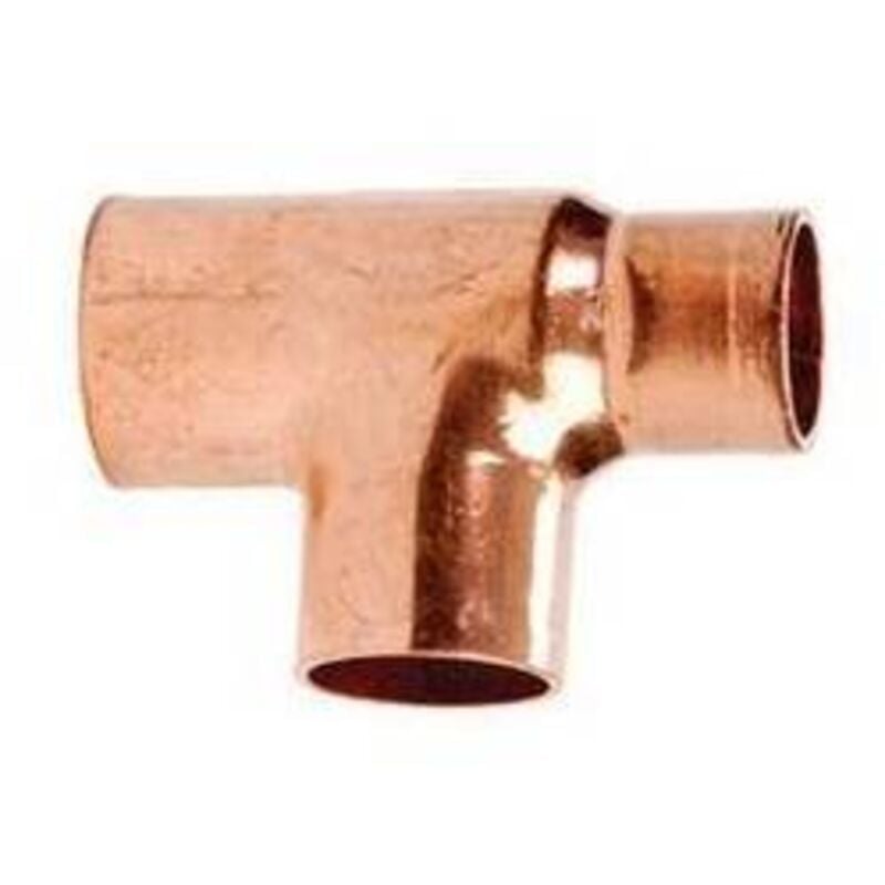 foto del prodotto tee rame femmina ridotta 16 x 22 x 16 ibp