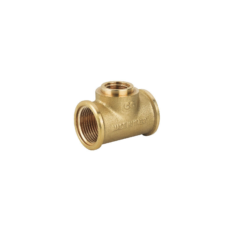 foto del prodotto tee ridotto fff in ottone giallo 1 x 1 2 x 1