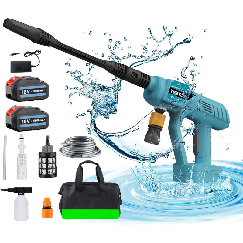 foto del prodotto teetok trapano, trapano a batteria, trapano combinato portatile, compatibile con batteria makita, regolazione coppia 25 3, velocit variabile,
