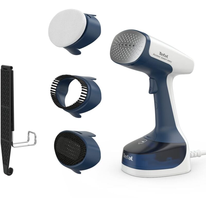 foto del prodotto tefal access steam easy, stiratore verticale portatile da viaggio, 1400 w, spazzola antipolvere, elimina 99,99 di batteri e odori, dt7170