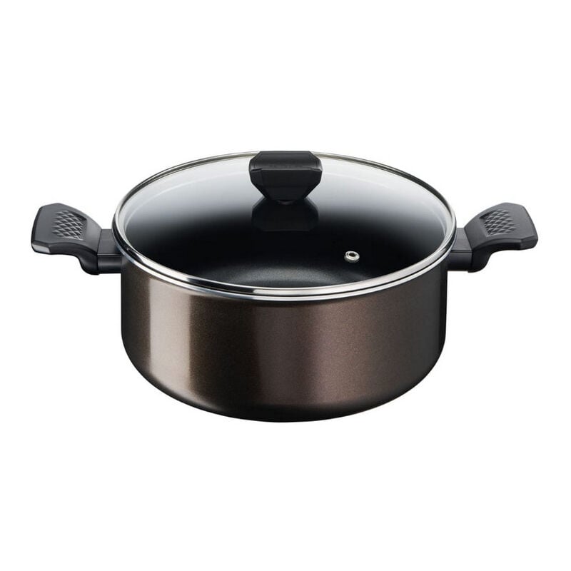 foto del prodotto tefal casseruola in alluminio da 24 cm con coperchio b5544602