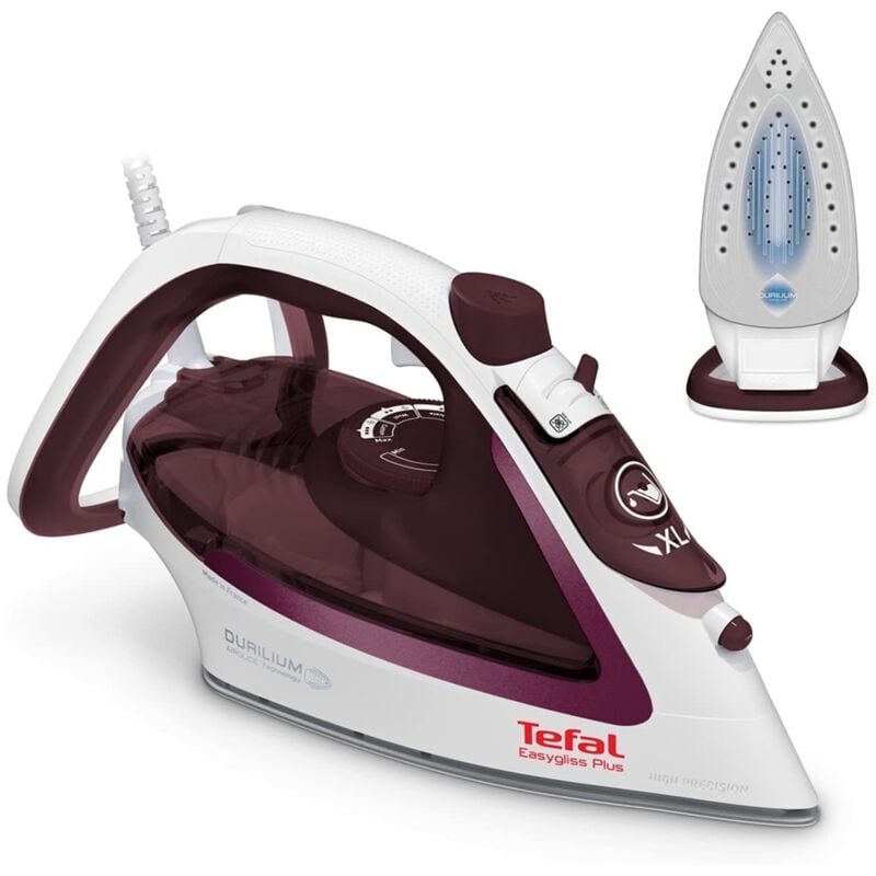 foto del prodotto tefal ferro da stiro vapore easygliss plus autopulente e spegnimento automatico
