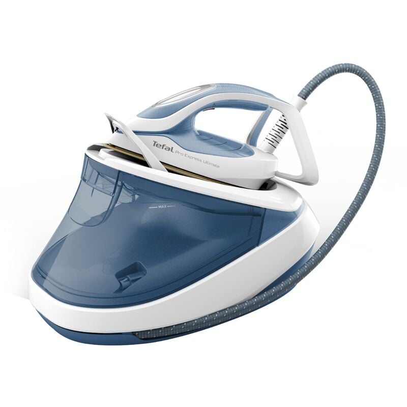 foto del prodotto tefal gv9710 pro express ultimate ii ferro da stiro a vapore, pressione a 7,6 bar, erogazione di 170g min, impostazione automatica di vapore e