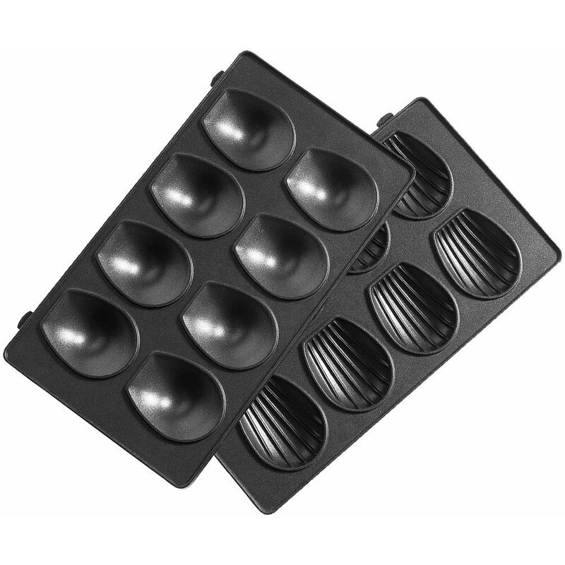 foto del prodotto tefal set di 2 piastre per mini madeleine piastra per waffle, tostapane 338557