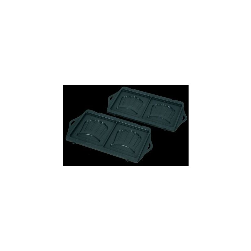 foto del prodotto tefal set di 2 piastre per toast piastra per waffle, tostapane 344546