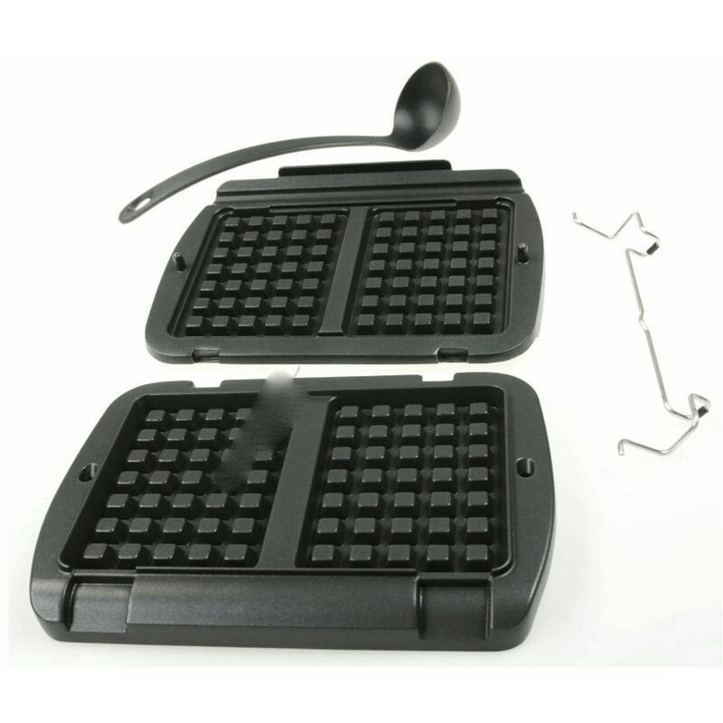 foto del prodotto tefal set di 2 piastre per waffle mestolo grill, wok e macchina per raclette 343018