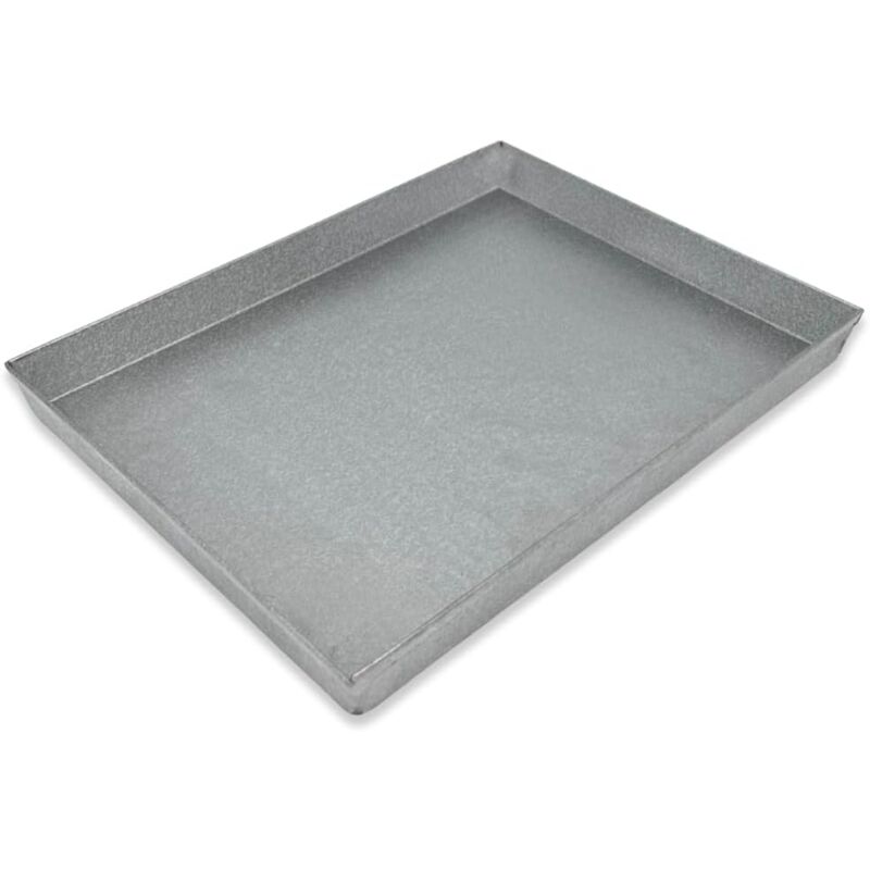 foto del prodotto tegame da forno per pizza, focaccia, pane e biscotti, rettangolare 30 x 35 cm, in acciaio antiaderente, resistente alle alte temperature teglia per