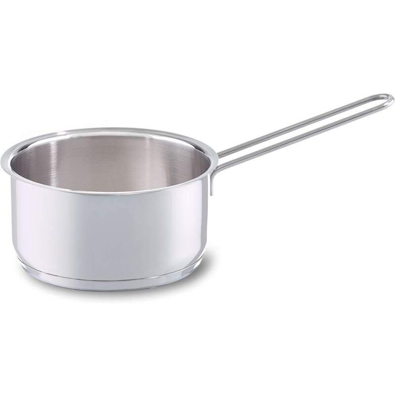 foto del prodotto tegame in acciaio inox 1 l, 14 cm, senza coperchio, senza rivestimento, per fornelli a induzione fissler
