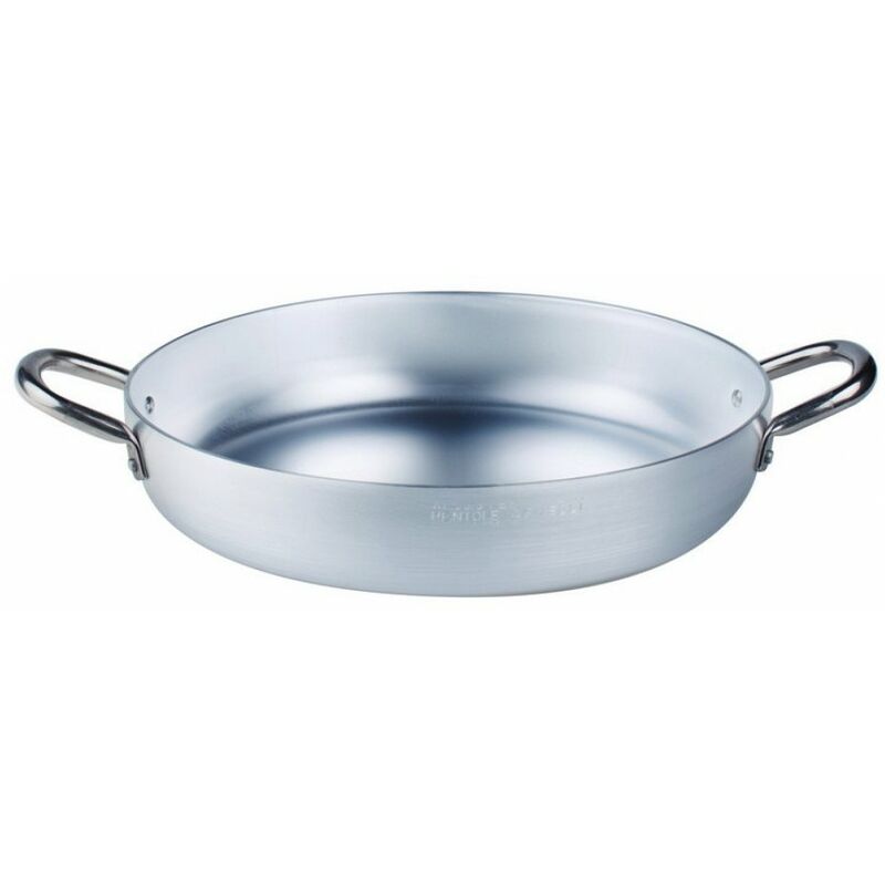 foto del prodotto tegame in alluminio 2 manici 34xh6,5 cm