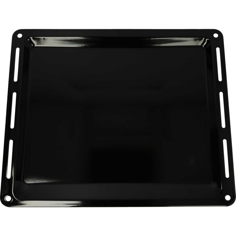 foto del prodotto teglia compatibile con ikea 102.181.74 ov b41 b ik, 102.259.14 forno 44,5 x 37,5 x 2,5 cm, antiaderente, smaltata, nero vhbw